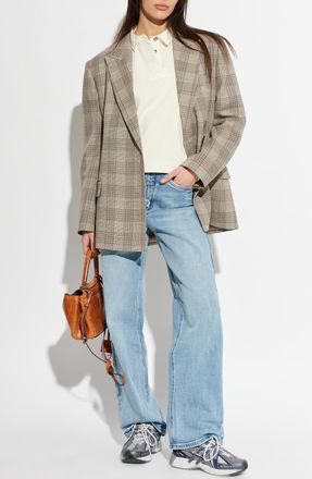 Rag & Bone Long-sleeve Polo, Womens, Cream