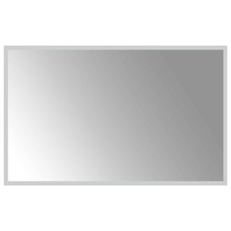 vidaXL Espejo De Ba&ntilde;o Led Transparente 80 X 50 Cm Vidrio Templado Vidaxl