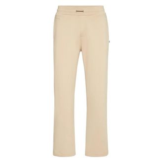 Billionaire Boys Club Broeken, Heren, Beige, 2Xl, Katoen, Trainingsbroek met Alcantara Strepen