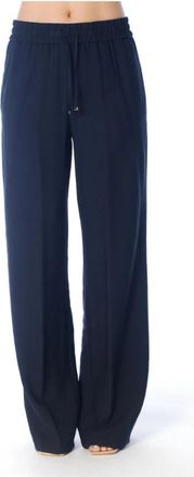 Dondup Marisol Jogger - Dames - Wijde Broeken - Blauw - W29 - Polyester - Broeken