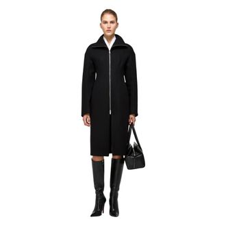 VSP Single-Breasted Coats, female, Black, XS, Zoelle Wool Coat