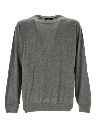 Gran Sasso Trui van kasjmier-zijde - Grijs