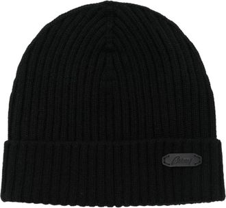Brioni Berretto con applicazione - Nero