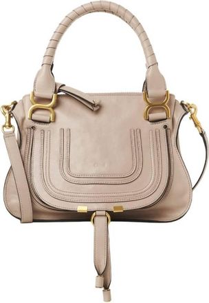 Chloé Shiny Leather Small Marcie Crossbody Bag