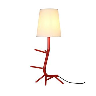 Netlighting Centipede Table Lamp With Shade 1 x E27 Red White