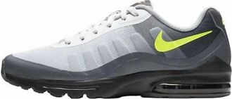 Nike Mens Air Max Invigor Sneakers In Blk/gry/volt