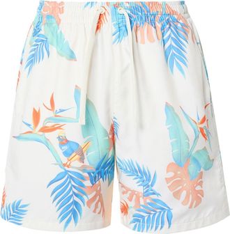 Nike Summer Floral shorts White & Blue FQ0350-110