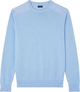 Paul & Shark Stijlvolle Pull Sweatshirt - Heren - Sweatshirts - Blauw - S - Katoen - Hoodies & sweatvesten