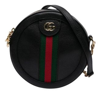 Gucci Pre-owned Cross Body Bags, female, Black, Size: ONE SIZE Pre-owned Vintage Crossbody Bag