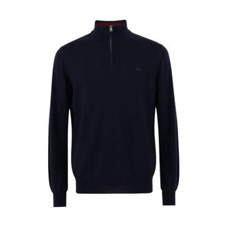 Harmont & Blaine Heren, Truien, Blauw, Maat: 3XL Wol