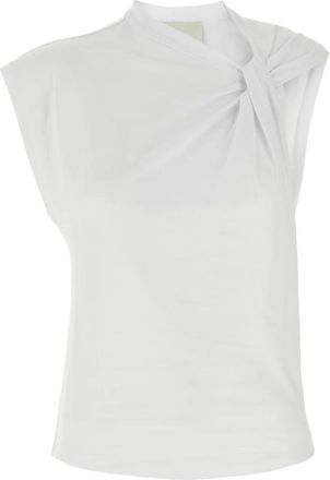 Isabel Marant Tops, Dames, Wit, M, Katoen, Nayda T-shirt
