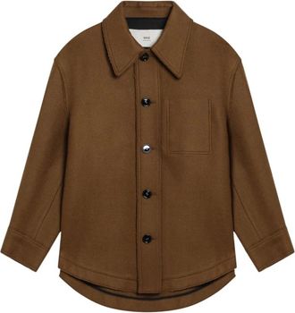 Ami Casual Shirts - Heren - Zomerjassen - Bruin - M - Jassen