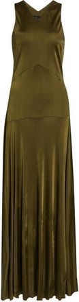 Proenza Schouler Naia Satin Jersey Maxi Dress in Moss at Nordstrom, Size 12