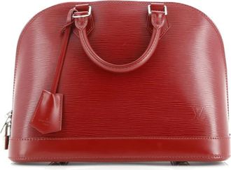 Louis Vuitton Alma Handbag Epi Leather PM satchel - Rood