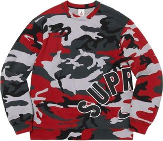 SUPREME x Nike Arc Crewneck Red Camo DO6660-689
