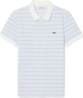 Lacoste Essentials Regular Fit Cotton Piqu&eacute; Polo in Phoenix Blue/Flour at Nordstrom, Size 5