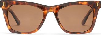 AIRE Bellatrix 48mm Gradient Small Cat Eye Sunglasses in Dark Tort/brown Mono Pol at Nordstrom