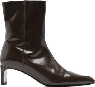 Dorothee Schumacher Tirol leren enkellaarzen - Bruin