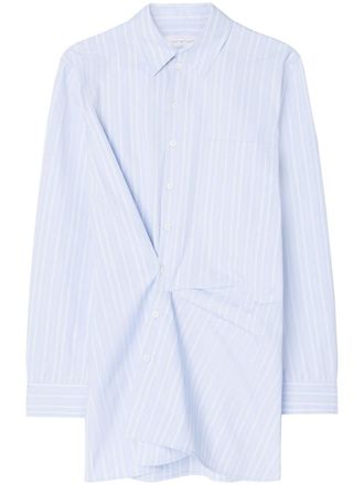 Off-white Gestreepte blouse - Blauw
