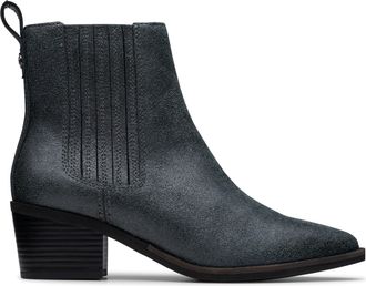 Clarks Morzine Top in Grey Leather