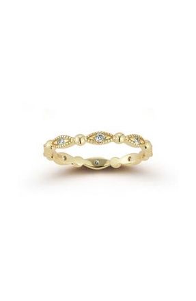 Glaze Jewelry Moissanite Stackable Band Ring in Gold at Nordstrom Rack, Size 8
