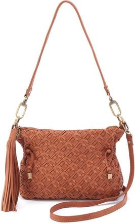 Hobo Kori Woven Leather Crossbody Bag in Harvest Wheat at Nordstrom