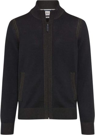 Brax Jake Cardigan - Heren - Vesten - Blauw - 2XL - Katoen - Truien & Vesten