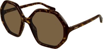 Chlo&eacute; Dames, Accessoires, Bruin, Maat: 51 MM