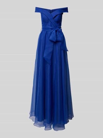 Troyden Collection Abendkleid mit Herz-Ausschnitt in Royal, Gr&ouml;&szlig;e 42