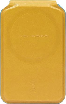 Piquadro Mag Safe Wallet - unisex - Telefoonaccessoires - Geel - ONE Size - Leer - Accessoires