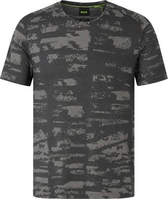 HUGO BOSS Hombre, Camisetas, Gris, Talla: L