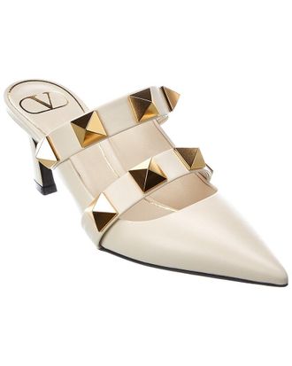 Valentino Roman Stud 65 Leather Mule