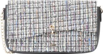 Faina Clutch/avondtasje Dames Zwart Veelkleurig