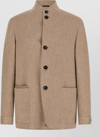 Ermenegildo Zegna cashmere single-breasted coat