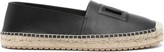 Dolce & Gabbana Flat schoenen - Heren - Espadrilles - Zwart - 42 EU - Leer - Schoenen