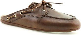 Sperry Top-Sider Slimboat Leren Dames Bruine Muilen