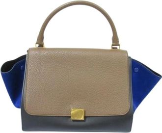 Celine Pre-owned Handbags, female, Brown, Size: ONE SIZE Pre-owned Trapeze Handbag