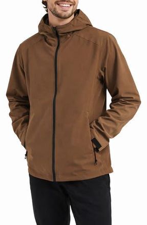 Hawke & Co Seam Sealed 2.0 Waterproof Hooded Jacket in Teak at Nordstrom Rack, Size X-Large