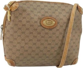 Gucci Pre-owned Cross Body Bags, female, Brown, Size: ONE SIZE Pre-owned Vintage Cross Body Bag
