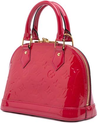 Louis Vuitton Hobo Bags - 2013 Monogram Vernis Alma BB - Gr. unisize - in Rot - für Damen