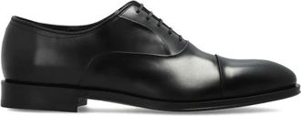 Ferragamo Toronto Schoenen - Heren - Nette schoenen - Zwart - 40 1/2 EU - Leer - Schoenen