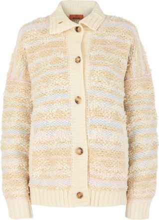 M Missoni Wool-Blend Fleece Cardigan