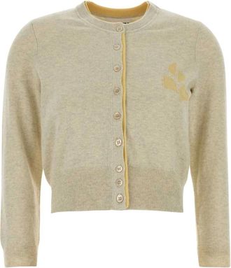 Isabel Marant Truien & Vesten, Dames, Grijs, S, Katoen, Lona Cardigan