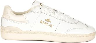 Replay Sneakers, male, White, 10 UK, White Mens Action Shoes Soft Perforations