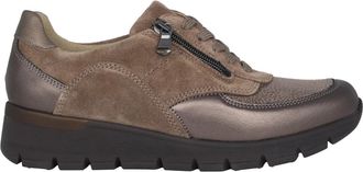 Waldl&auml;ufer Wijde pasvorm damessneakers - Grijs - Dames - Sneakers - Grijs - 41 1/2 EU - Schoenen