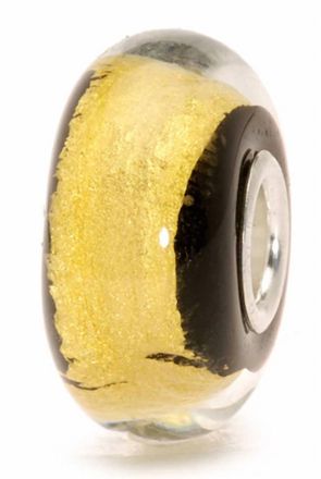 Trollbeads Womens Glass Bead Charm In Gold