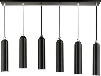 Livex Lighting Ardmore Black 6 Light Pendant