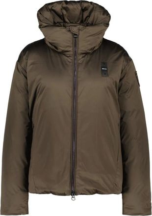 Blauer Giacca in piuma satinata Mellen - - Jackets - Donna - Marrone - L
