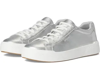 Vionic Colbie Sneakers Womens Silver White Leather Platform Shoes ZOGG1350