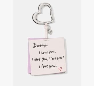 Kate Spade New York Charmed Love Notes Bag Charm